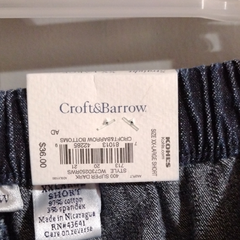 Croft & Barrow Women's Dark Blue Chinos - Picture 5 of 7